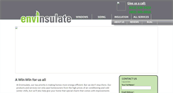 Desktop Screenshot of envinsulate.com